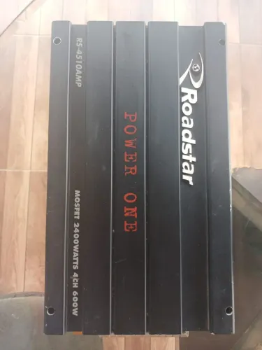 Módulo amplificador roadstar Power one 2400w - 4 canais