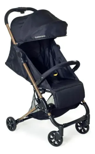 Carrinho de Bebê Berço Passeio Nico Gold Galzerano