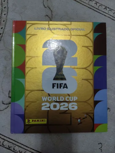 Álbum da Copa 2026 Capa dura Dourada, Leia a descrição 