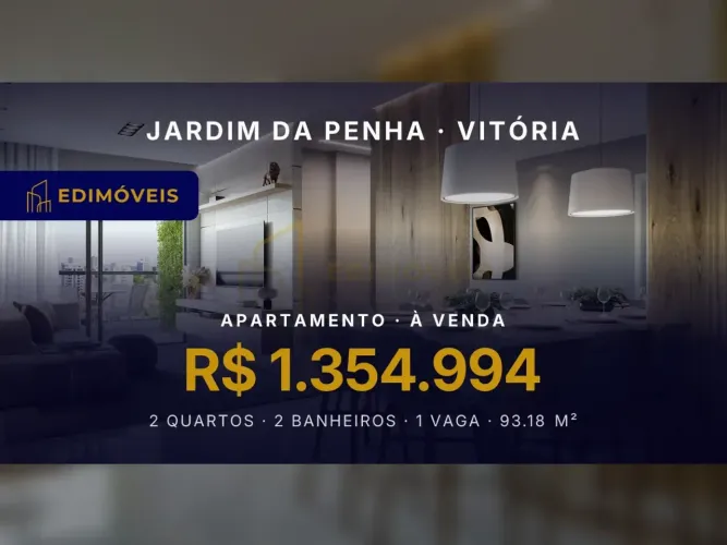 Jardim da Penha| Apartamento 2 suítes com garden privativo, ideal para você
