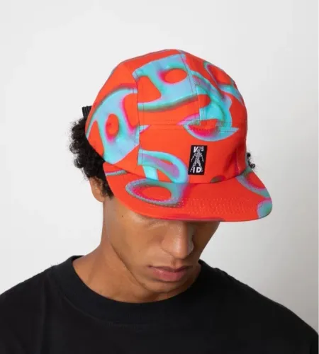 Boné 5 Five Panel Void Vermelho Estampado