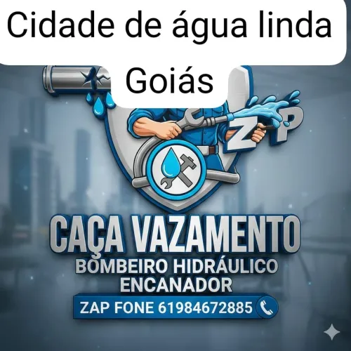 Caca vazamentos. Cidade Águas linda Goiás