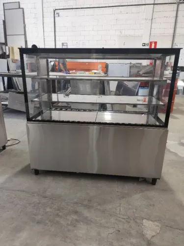 Vitrine estufa inox 1200×600×1250 (quente grande) 