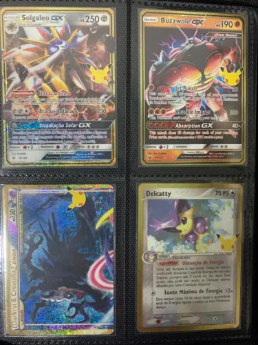 Kit 4 Cartas Pokemon Coleção especial 30 anos Clássicas