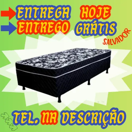 Cama Box Solteiro / Temos Diversas Opções /Aproveite a entrega grátis em Salvador e renove