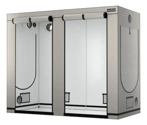 Kit cultivo indoor completo (Estufa 240x120x200 c/ 2 LED Vivosun 650W)