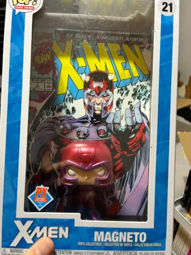 Capa de quadrinhos Pop! da Marvel X-Men #1 Magneto PX