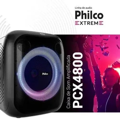 Caixa de Som Philco Extreme Flash Lights 380W PCX4800 Bivolt