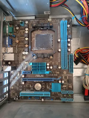 Placa mãe Asus M5A78L-M lx3 espelho e cooler AM-3