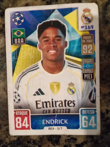 Card Panini n° 169 Endrick