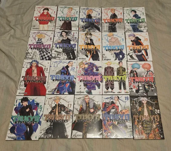 Mangá Tokyo Revengers vol 1 ao 19 + vol 24