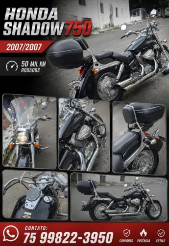 Moto Honda Shadow 750 cc