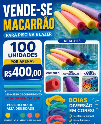 Macarrão para piscina 