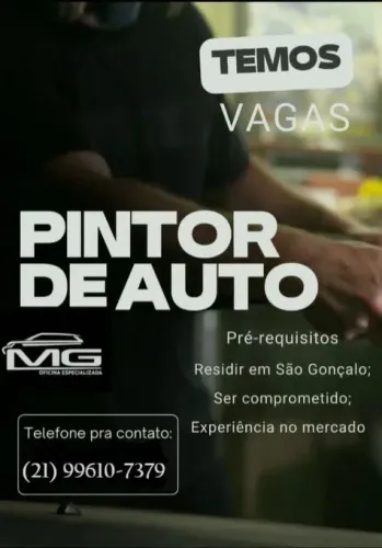 Admita se Pintor Automotivo