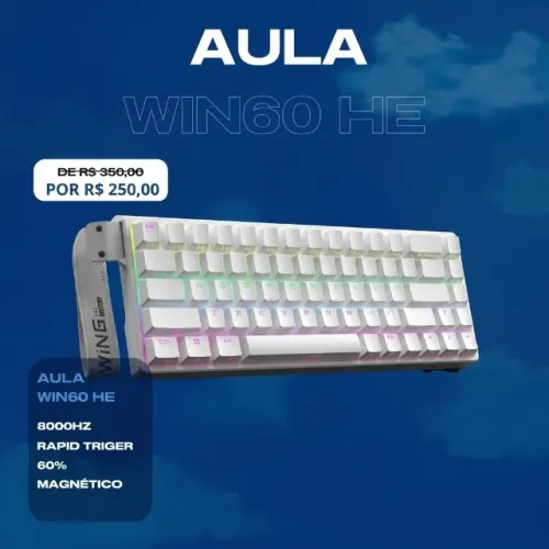 Teclado Magnético 60% Aula Win 60 He