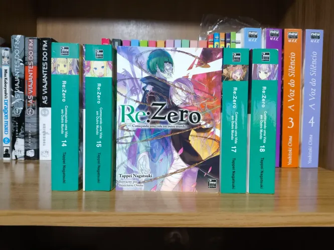 Light Novel Re: Zero Volumes 14 ao 18