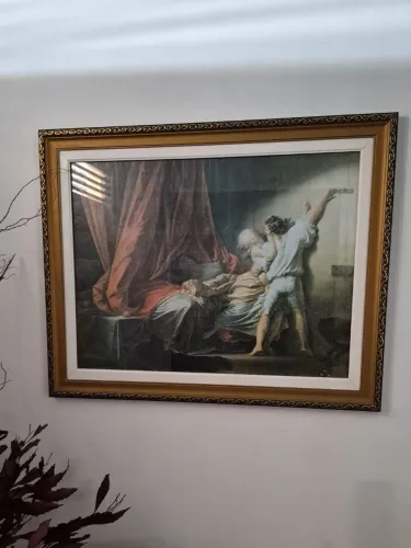 Quadro Decorativo Clássico estilo barroco com moldura