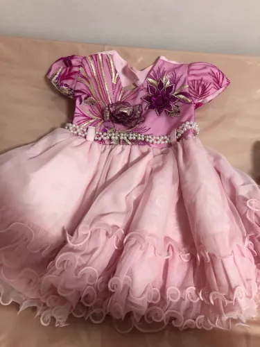 Vestido Barbie 1 ano festa