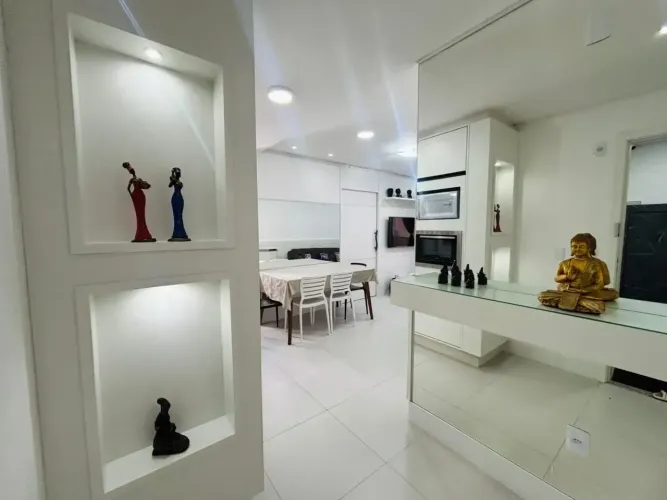 Apartamento custo beneficio com 02 suítes, Praia de palmas/SC