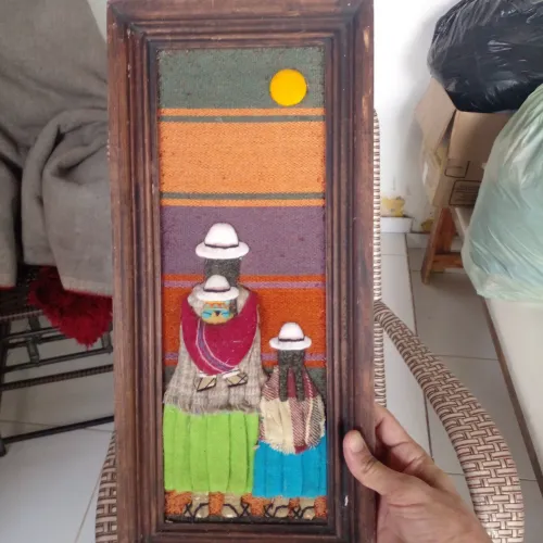 Quadro de pano da Bolívia 