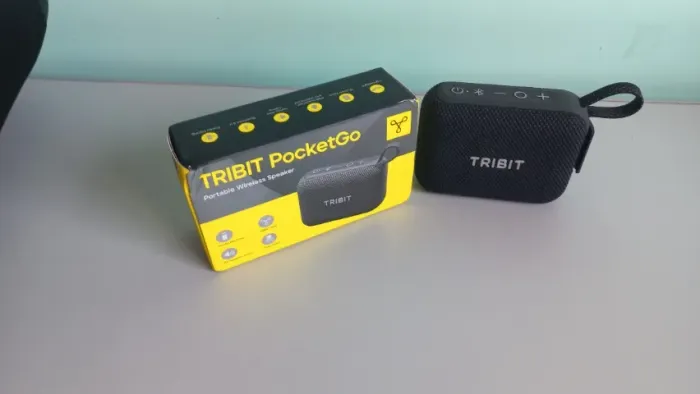 Caixa de Som Portátil Bluetooth Tribit PocketGo IP68 à Prova d'Água BT6.0