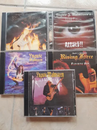 CDs Yngwie Malmsteen - Todos IMPORTADOS - Vendo tb separados