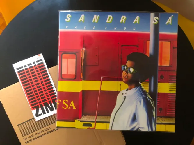 LP - disco de vinil - Sandra de Sá - Vale tudo (Nunca tocado)