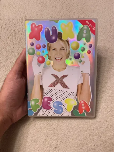 Cd e DVD Xuxa 6 edição holográfica dupla