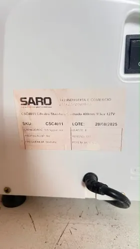 Cilindro de pizza eletrônico 