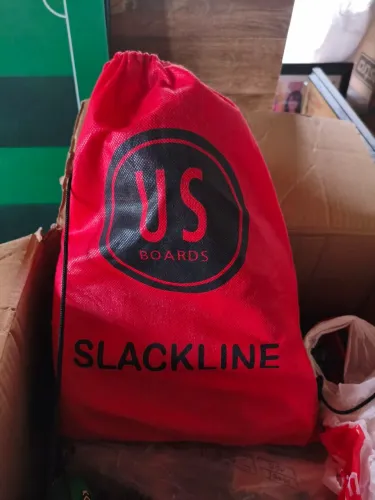 Slackline Us Boards Completo Com Catraca<br>R$ 248,00<br>Enjoei.com<br>Usado