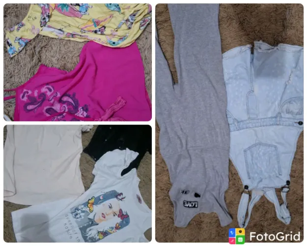 Lote de menina 12,13 anos