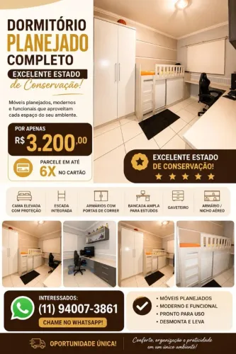DORMITÓRIO PLANEJADO - INFANTIL