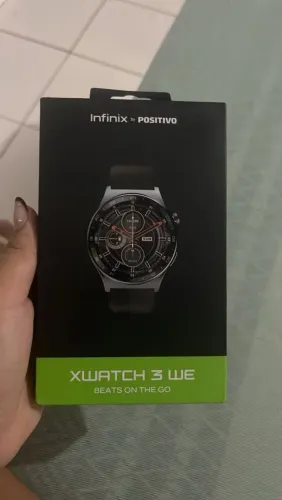 Smartwatch Infinix Xwatch 3 We Tela Amoled 1,43 Preto