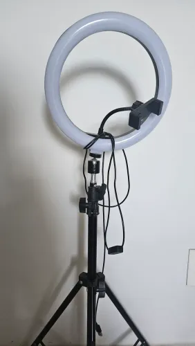 Ringlight Led Luz Profissional Celular Com Tripé Ajustável<br>
