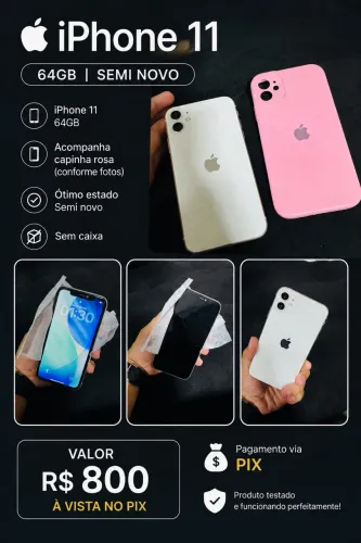 Apple iPhone 11 64GB Branco
