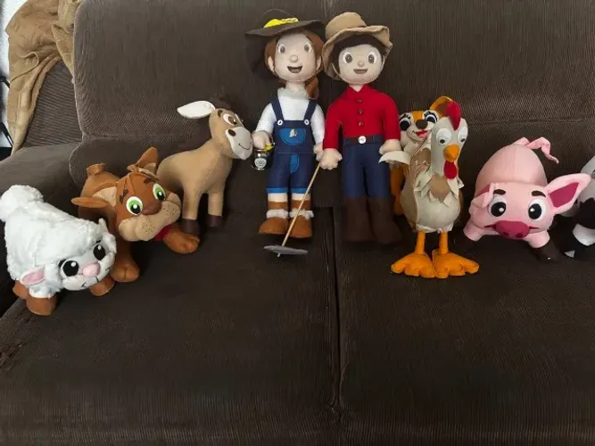 Bonecos tema Fazendinha Feltro 