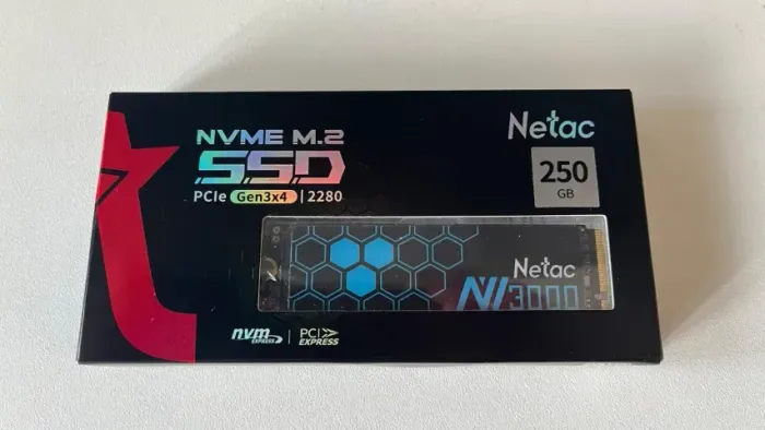 SSD NVME 250gb Netac