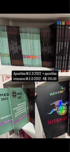 Apostilas Mederi/Medgrupo M.E.D 2022 + apostilas intensivo M.E.D 2022
