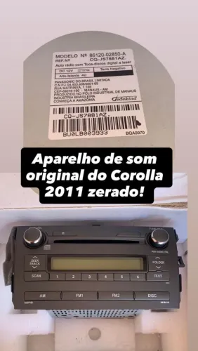SOM PANASONIC- COROLLA- NOVO