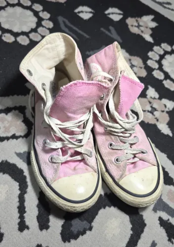 Tênis All Star infantil cano Alto rosa