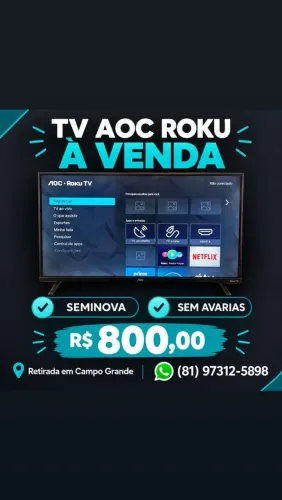 Tv semi nova