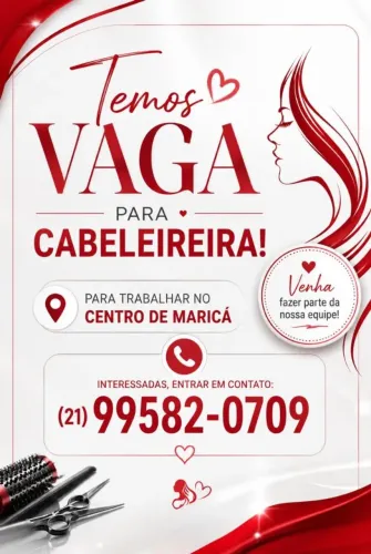 Precisamos de cabeleireira