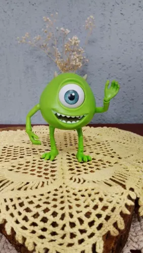 Boneco Mike Wazowski Articulado Disney Pixar Original Mattel 