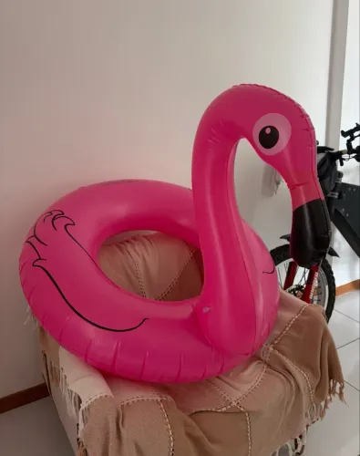 Vendo boia de flamingo inflável 120 cm
