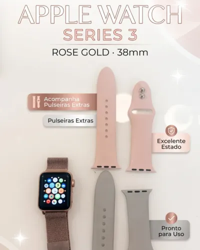Apple Watch Series 3 38mm Rose Gold