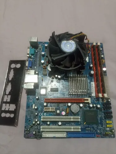 Kit Placa Mãe Processador e Memória DDR2