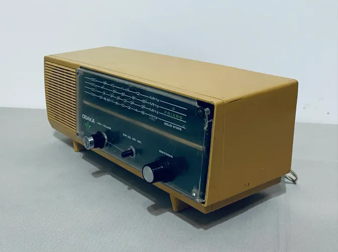 Rádio Antigo De Mesa Osaka 4 Faixas Irmãos Vitale Década 70