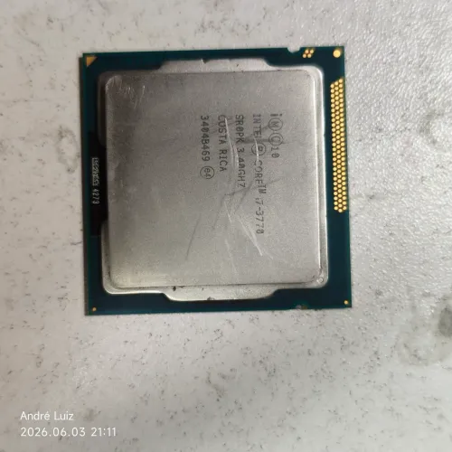 Processador i7 3770 funcionando perfeitamente 