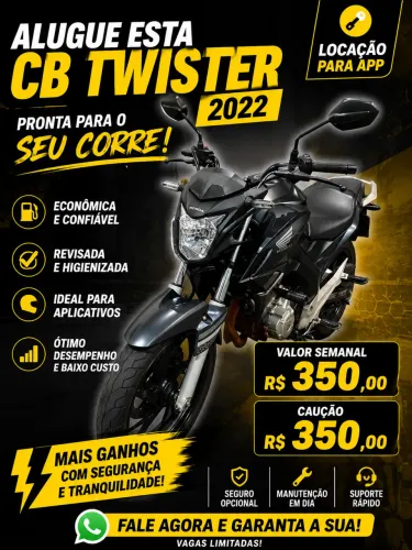 Locação de moto para APP