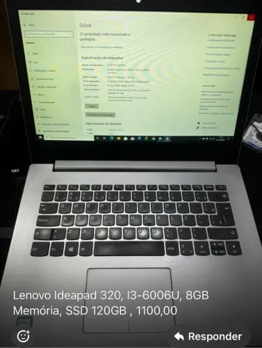Nootbook Lenovo Ideapad 320, novíssimo